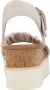 TOMS Diana Ruched Woven Beige Wedge Sandaal - Thumbnail 9