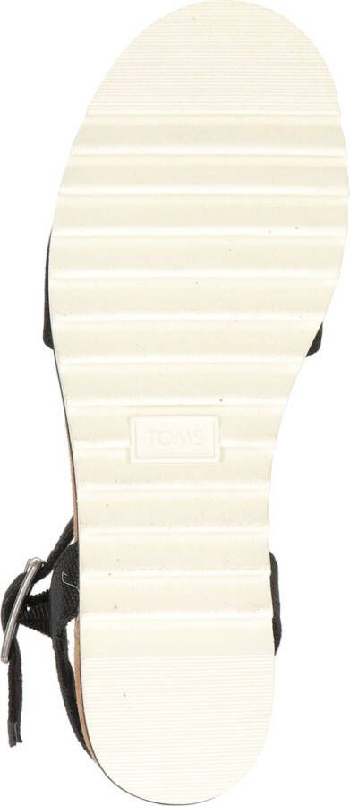 TOMS Diana Sandalen Met Sleehak Dames Zwart