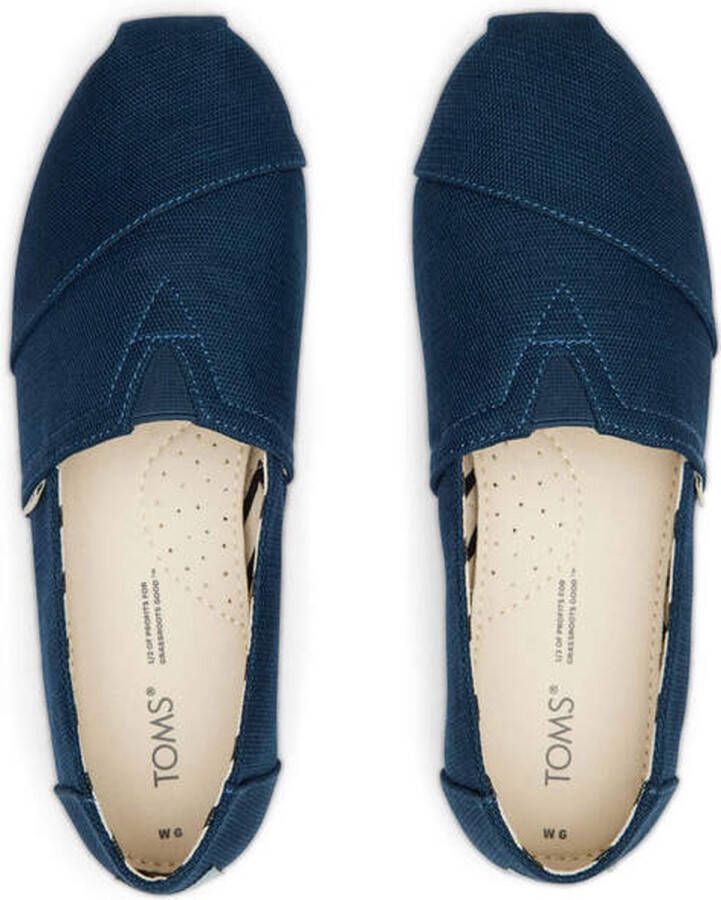 TOMS Heritage Alpargata Blauw