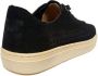 TOMS Lenox Dames Veterschoen 10010007 Black Deconstructed Suede Woven Panel - Thumbnail 4