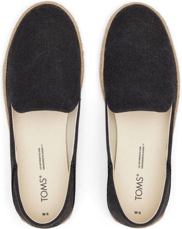 TOMS Santiago Espadrille Women Black
