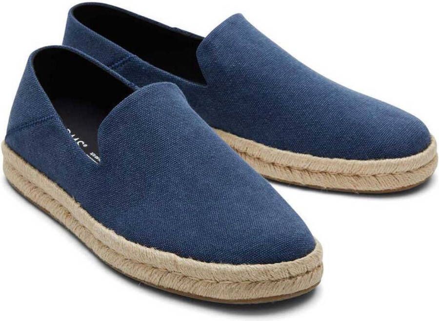 TOMS Santiago heren espadrille Blauw