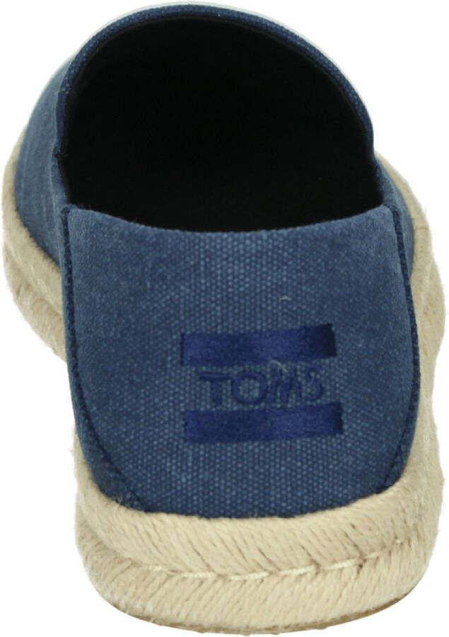 TOMS Santiago heren espadrille Blauw