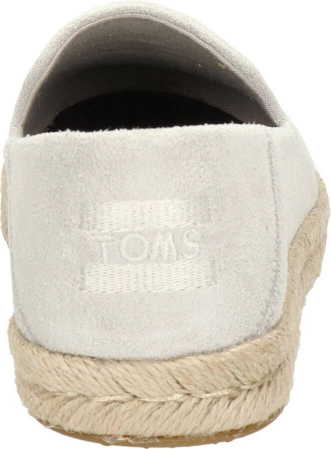 TOMS Santiago W dames espadrille Licht grijs