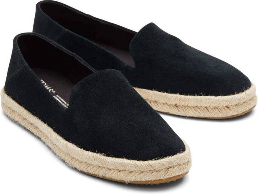 TOMS Santiago W dames espadrille Zwart