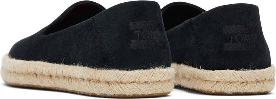 TOMS Santiago W dames espadrille Zwart