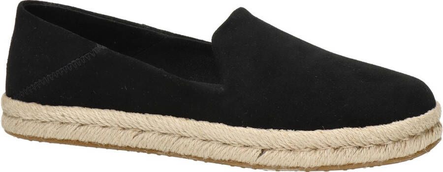 TOMS Santiago W dames espadrille Zwart