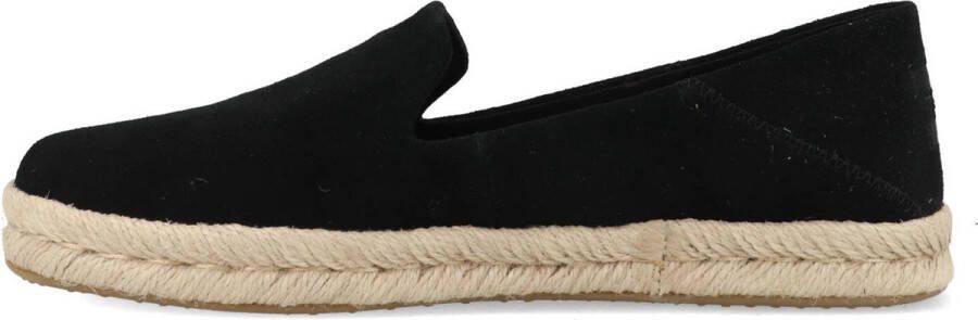 TOMS Santiago W dames espadrille Zwart