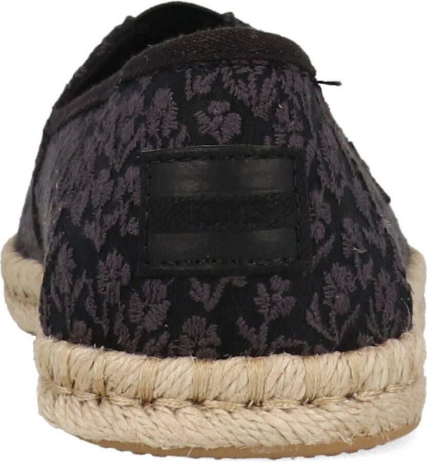 TOMS Schoenen Zwart Alpargata rope loafers zwart