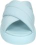 TOMS Shoes ALPARGATA MALLOW CROSSOVER Volwassenen Dames slippers Blauw - Thumbnail 3