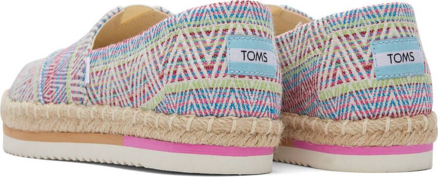 TOMS Shoes ALPARGATA PLATFORM ROPE Instappers Roze