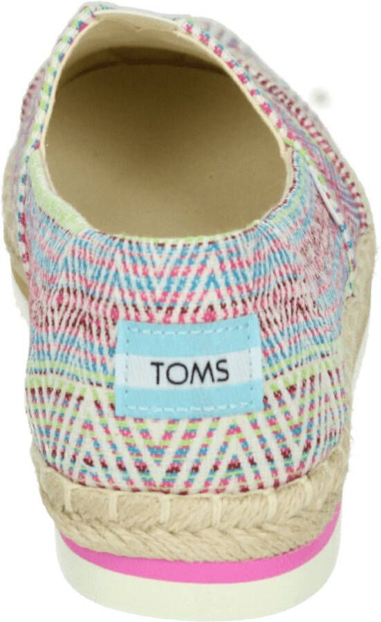 TOMS Shoes ALPARGATA PLATFORM ROPE Instappers Roze