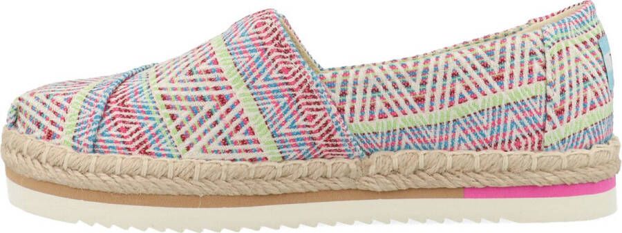 TOMS Shoes ALPARGATA PLATFORM ROPE Instappers Roze