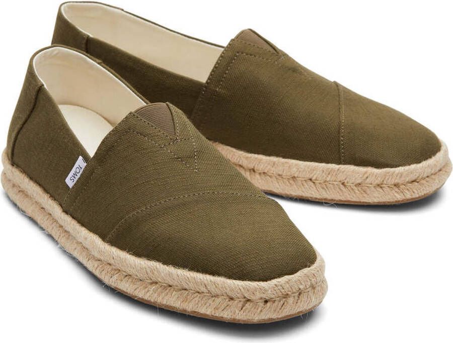 TOMS Shoes ALPARGATA ROPE 2.0 Volwassenen Instappers Groen - Foto 13
