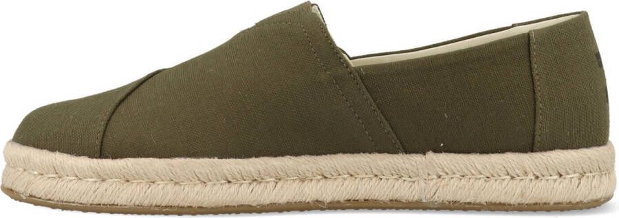 TOMS Shoes ALPARGATA ROPE 2.0 Volwassenen Instappers Groen - Foto 6