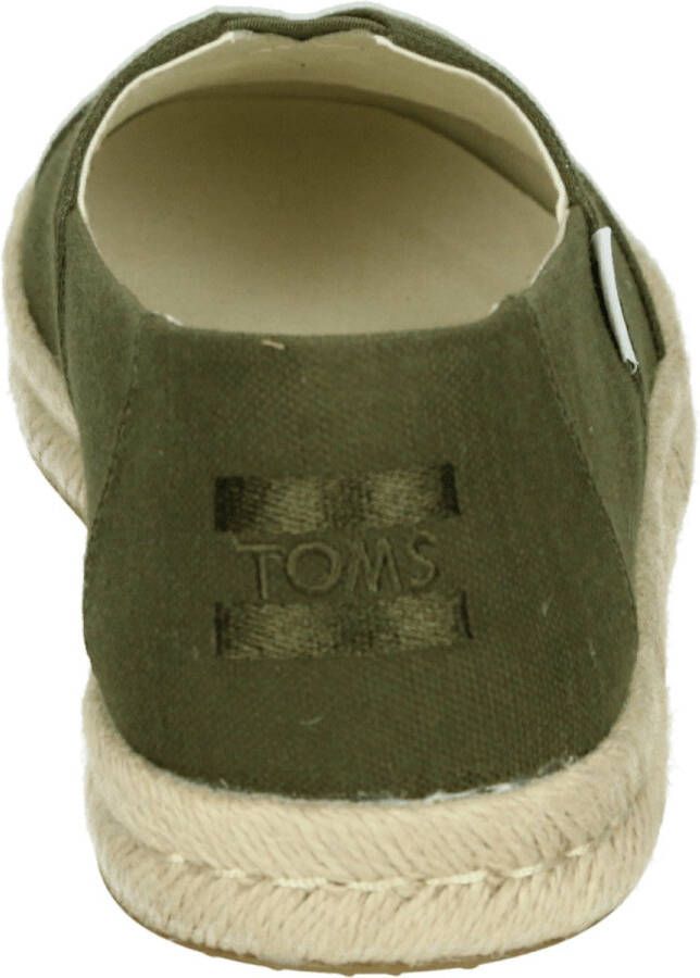 TOMS Shoes ALPARGATA ROPE 2.0 Volwassenen Instappers Groen - Foto 9