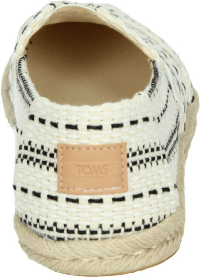 TOMS Shoes ALPARGATA ROPE Volwassenen Instappers Wit beige