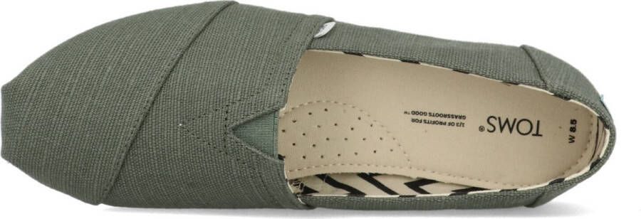 TOMS Shoes ALPARGATA Volwassenen Instappers Groen