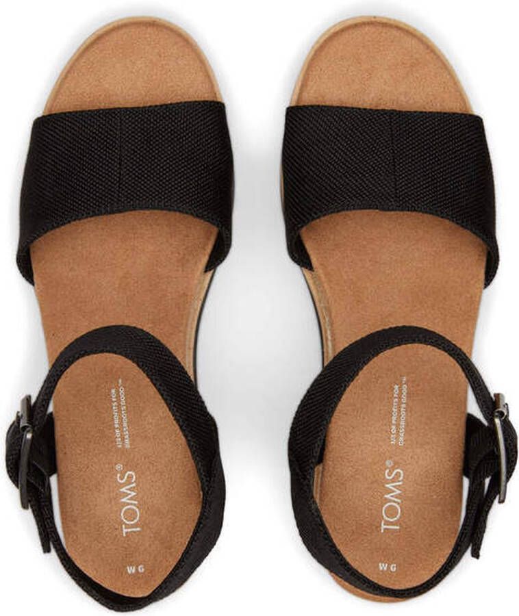 TOMS Shoes DIANA Volwassenen Sandalen met hak Zwart