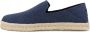 TOMS Santiago Recycled Cotton Canvas Blue Slip-on - Thumbnail 10