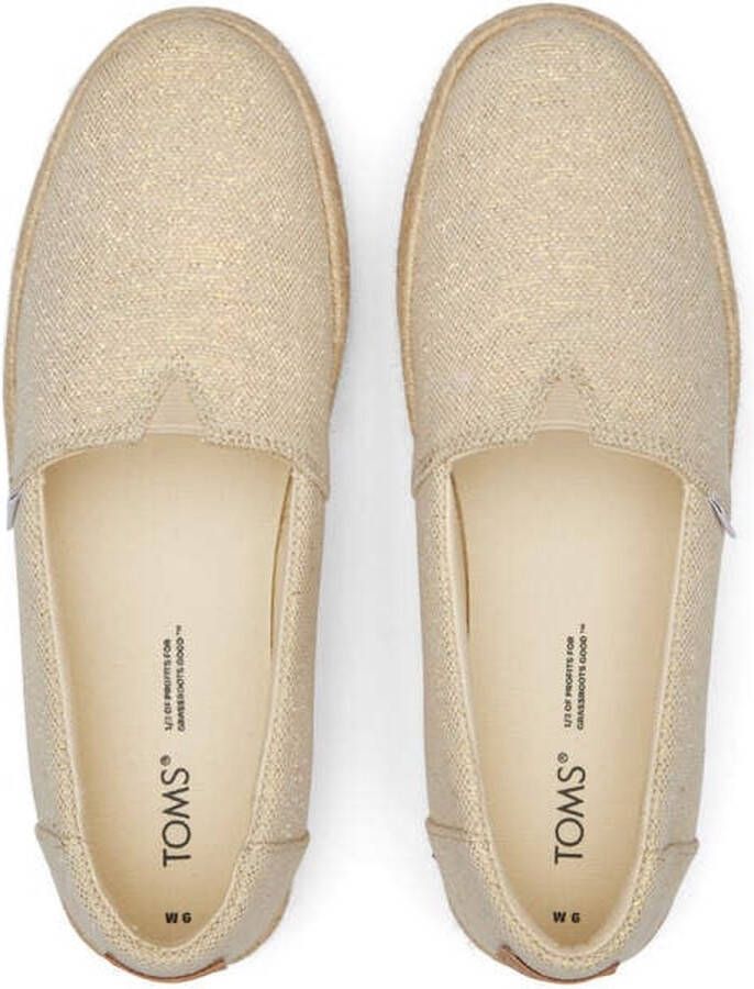 TOMS Shoes VALENCIA Volwassenen Instappers Wit beige - Foto 12