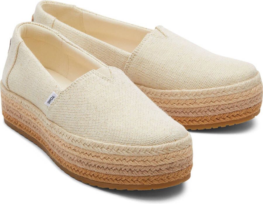 TOMS Shoes VALENCIA Volwassenen Instappers Wit beige - Foto 4