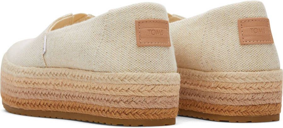 TOMS Shoes VALENCIA Volwassenen Instappers Wit beige - Foto 6