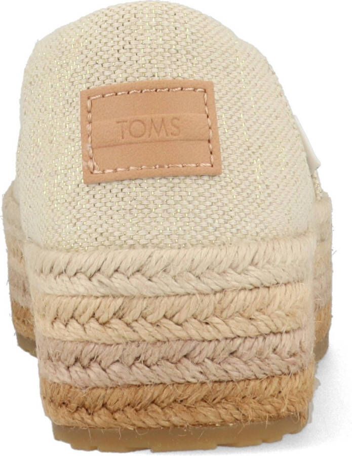 TOMS Shoes VALENCIA Volwassenen Instappers Wit beige - Foto 9