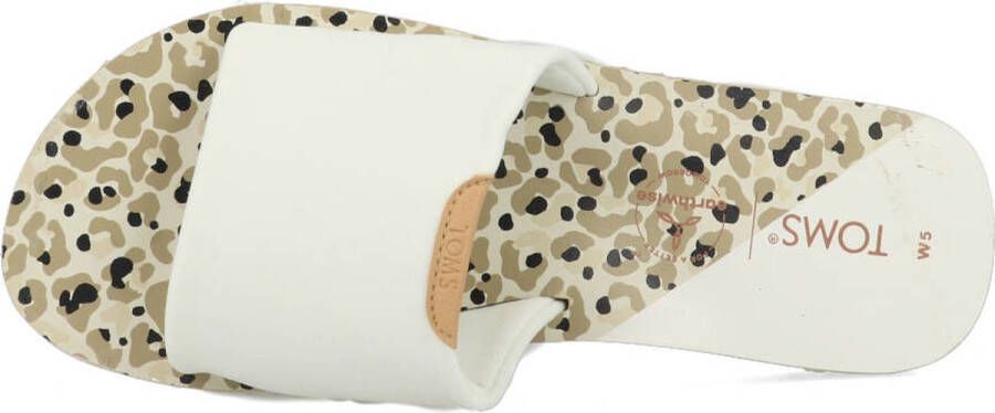 TOMS Slippers Carly 10016551 Wit