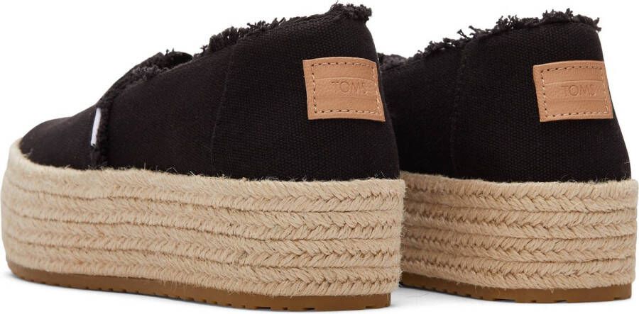 TOMS Valencia Espadrilles Dames Zwart