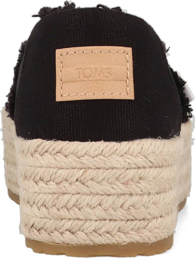TOMS Valencia Espadrilles Dames Zwart