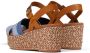 TOMS Willow Dames Wedge Navy - Thumbnail 3