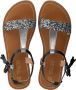 Ton & Ton Meisjes Platte sandalen Il112 Zwart Leer - Thumbnail 2