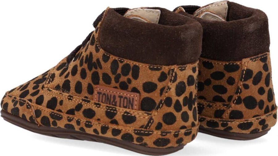 Ton & Ton Lief Sneakers Meisjes Bruin