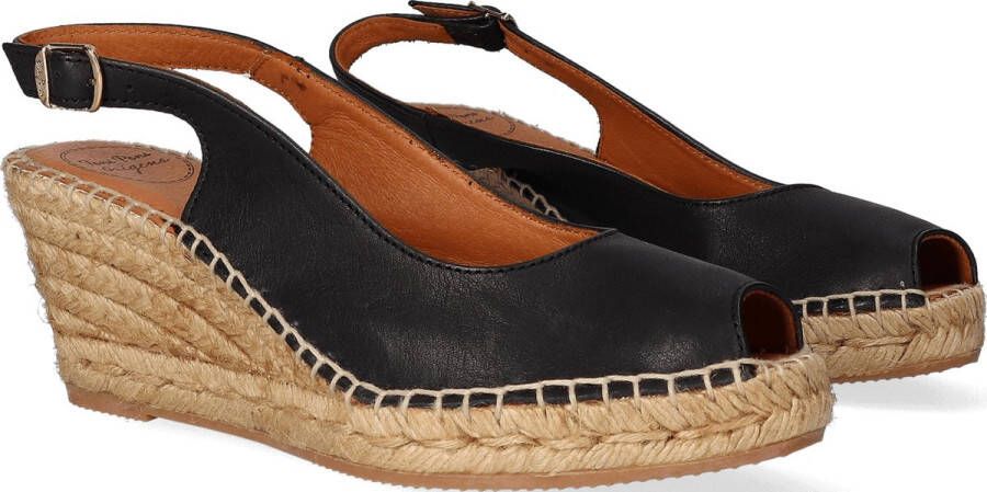 Toni Pons Croacia Dames Espadrilles Black Black-Black