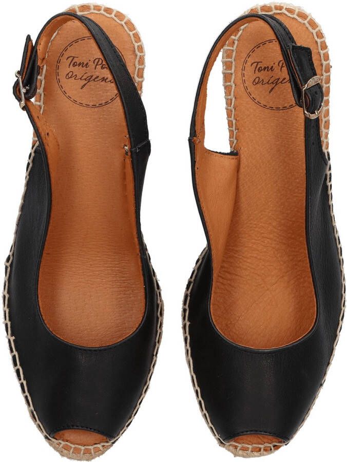Toni Pons Croacia Dames Espadrilles Black Black-Black - Foto 4