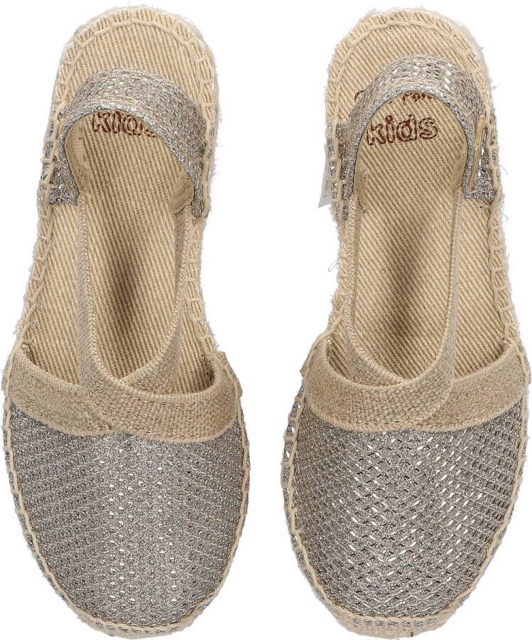 Toni Pons Edita-S Kids Espadrilles Plati Zilver Textiel EDITASplati