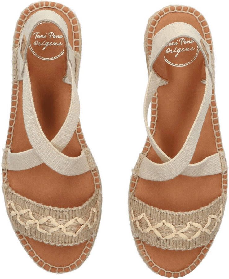 Toni Pons Eider Espadrilles beige Textiel Dames - Foto 8