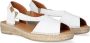 Toni Pons Elda-P Dames Espadrilles Blanc Wit Leer ELDAPblanc - Thumbnail 4