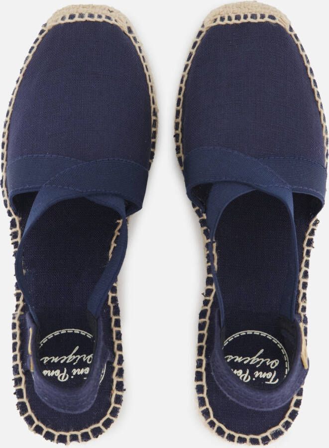 Toni Pons Espadrille Ter Sandalen blauw Leer Dames