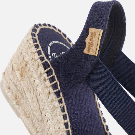 Toni Pons Espadrille Ter Sandalen blauw Leer Dames