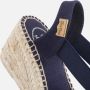 Toni Pons Ter Dames Espadrilles Mari | Blauw | Linnen - Thumbnail 7