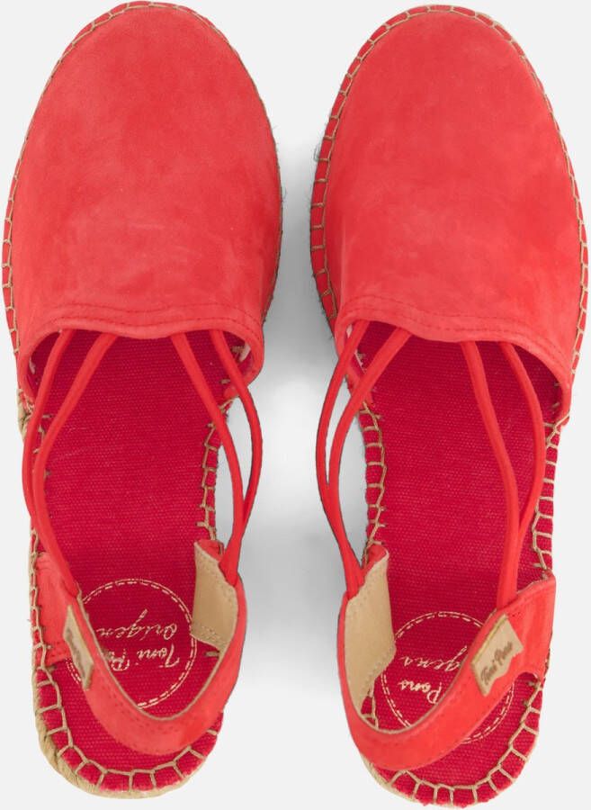 Toni Pons Espadrilles Tremp rood Suede Dames