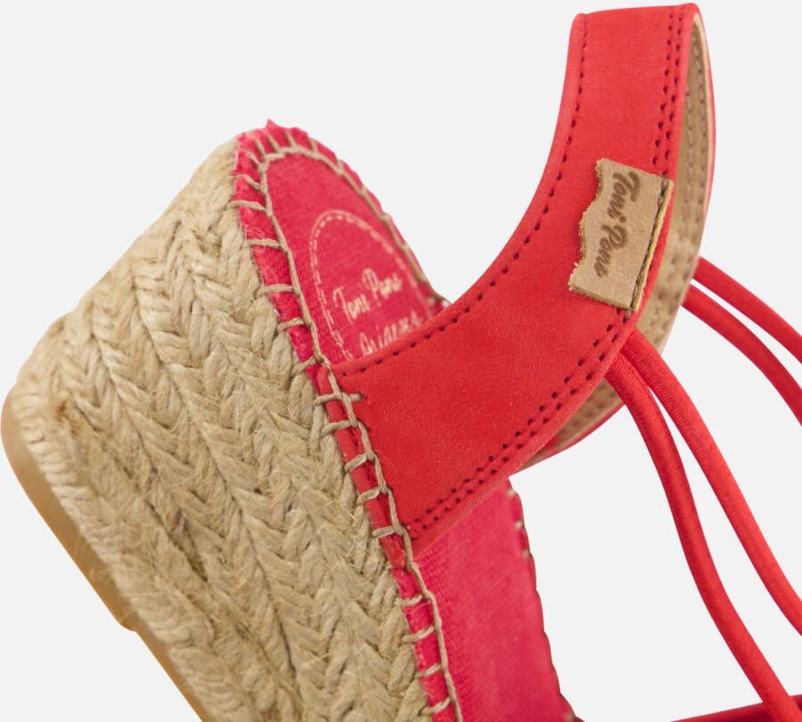 Toni Pons Espadrilles Tremp rood Suede Dames