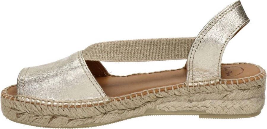 Toni Pons Etna Dames Espadrilles Platinum