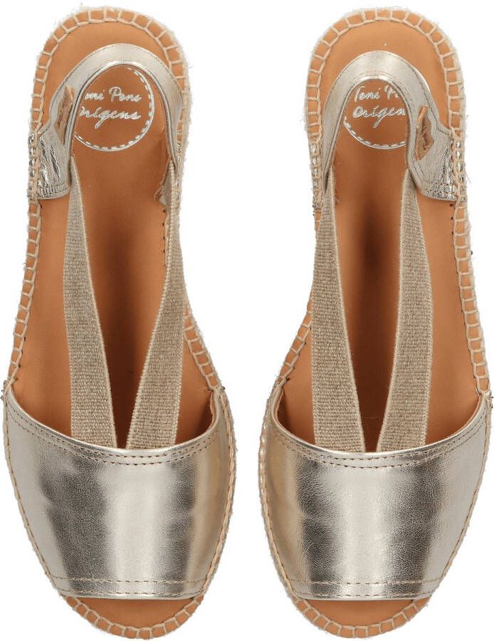 Toni Pons Etna Dames Espadrilles Platinum