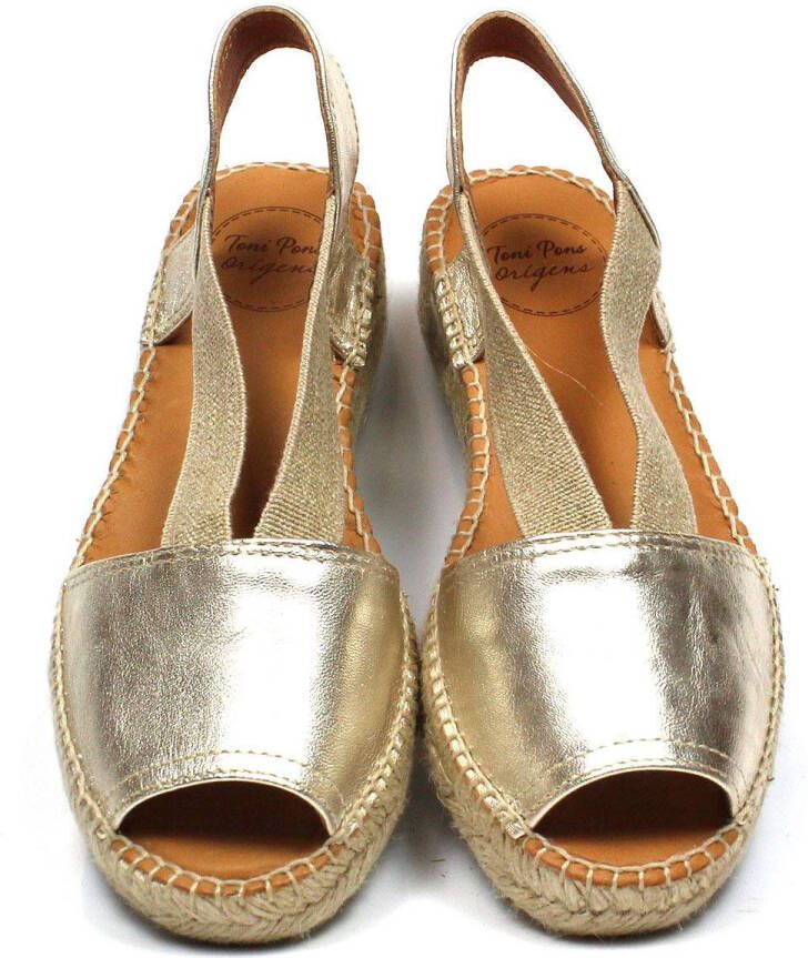 Toni Pons Etna Dames Espadrilles Platinum