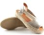 Toni Pons Etna Espadrilles goud Leer Dames - Thumbnail 10
