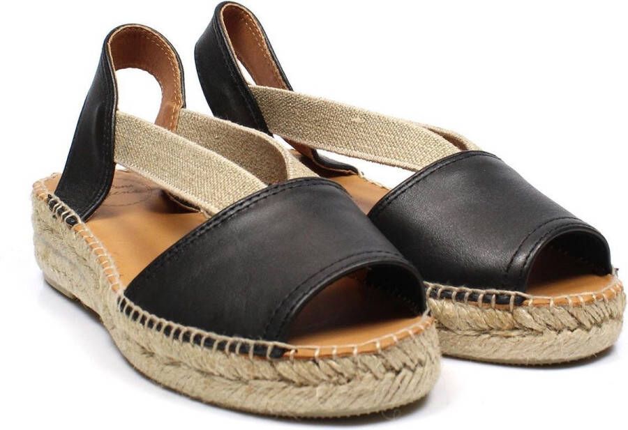 Toni Pons Etna Dames Espadrilles Zwart