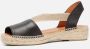Toni Pons Etna Espadrilles Vrouwen Black Black Black - Thumbnail 11